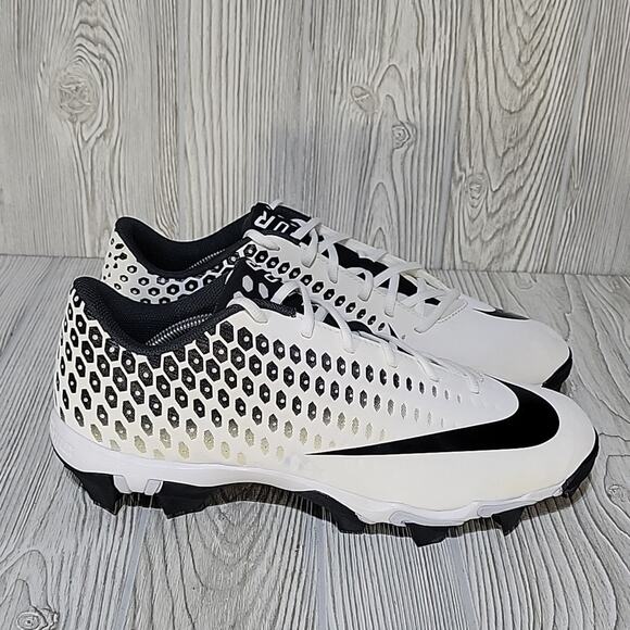 Nike Men's Vapor Ultra 2 Keystone Fast Flex Cleats, White/Black, Size 13, NEW - Picture 2 of 14